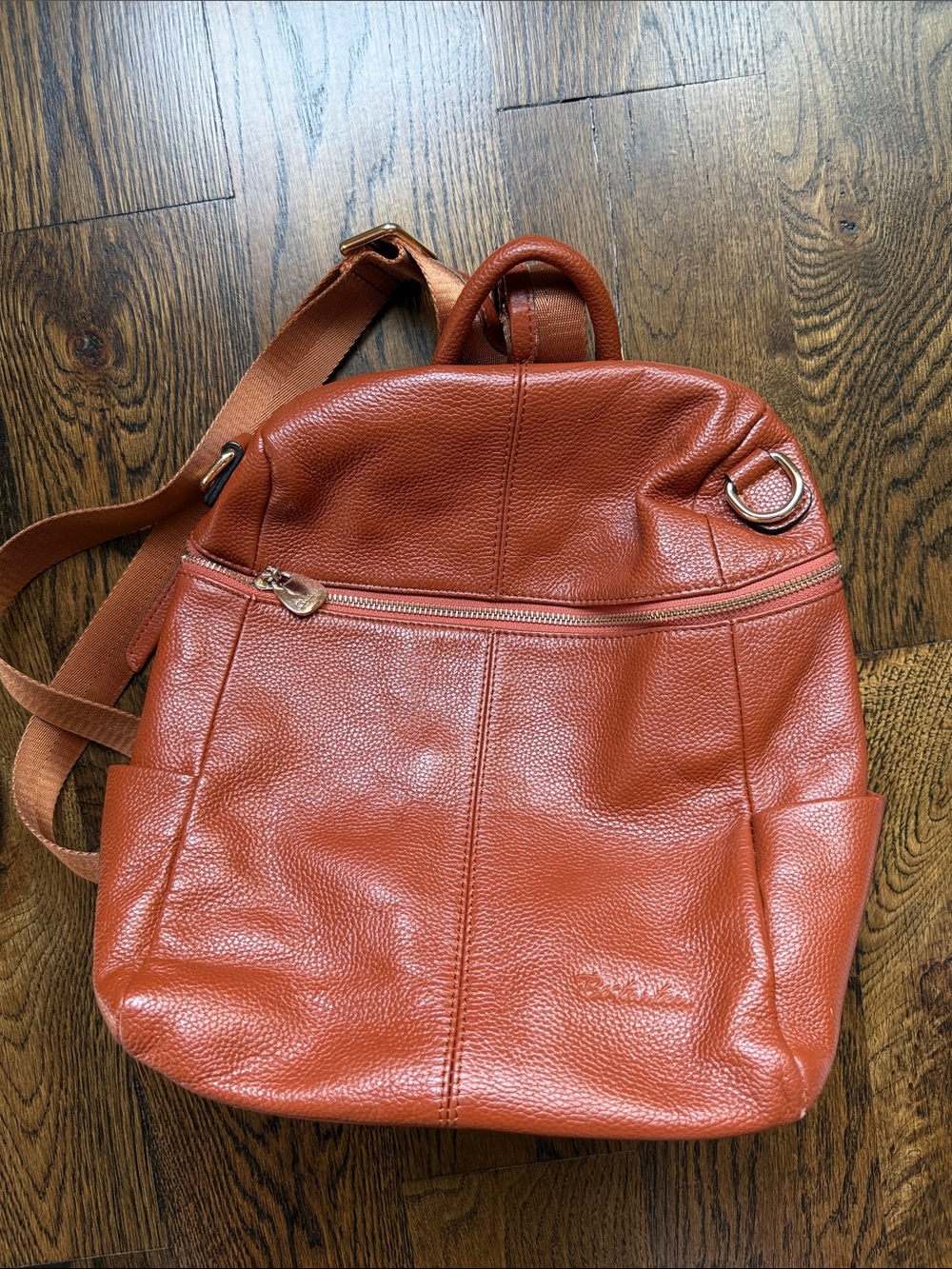 bostanten leather backpack purse